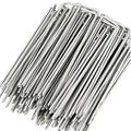 Garden Stakes Galvanized Landscape Staples,U-Type Turf Staples for Artificial Grass, Rust Proof Sod Pins Stakes Tent Peg Nails